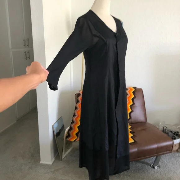 Nobu Nakano Japan Unfinished Style Eclectic Goth Dress - Picture 3 of 9